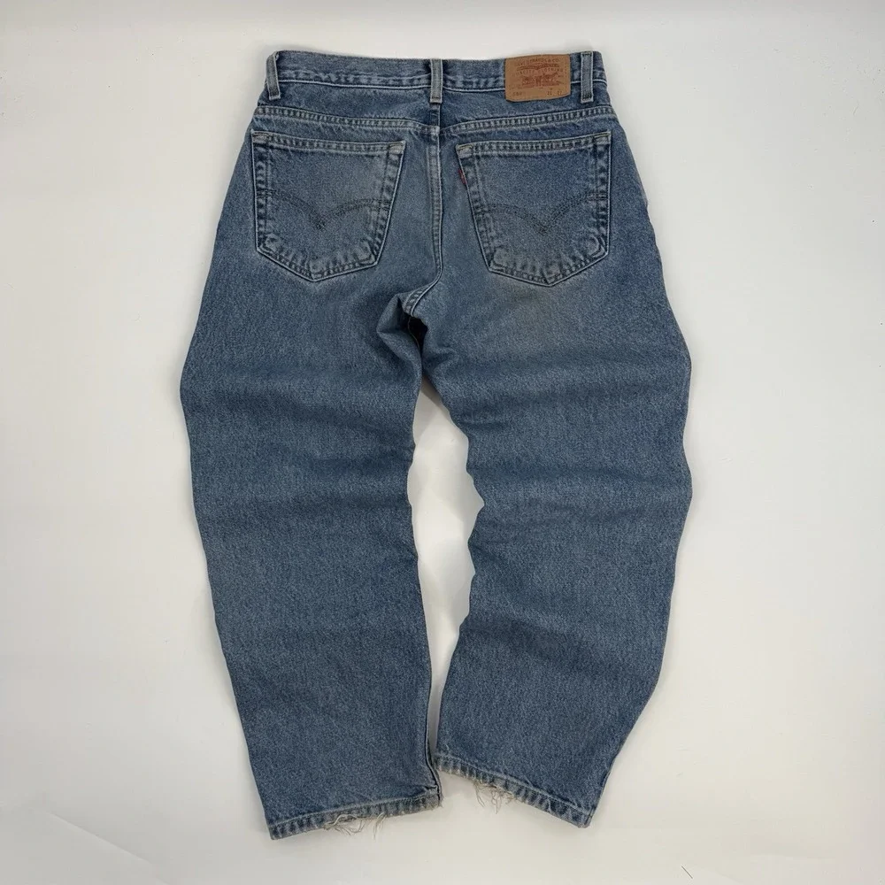Levi's 550 Jeans Men's Size 31x27 Denim Pants Medium Wash Vintage Relaxed Fit